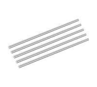 QUARKZMAN 5 Piezas Barras De Acero Inoxidable 304 7.5mm X 254mm Eje Macizo Redondo Barra Para Tornero Aviones Modelo Barcos Coches Manualidades Trabajo Con Metal