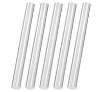 QUARKZMAN 5 Piezas Barras Redondas Acero Inoxidable 304, Diámetro 3/8" X Longitud 4" Barras Macizas Metal De Acero Inoxidable Para Uso Industrial Hobbies De Metalistería.