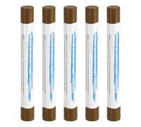 QUARKZMAN 5 Piezas De Barritas De Relleno Para Madera Ceras De Madera Para Retoques Crayones Para Reparación De Muebles Para Rayaduras Y Agujeros En Madera Color Gris Carbón