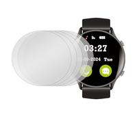 QUARKZMAN 5 Piezas De Protectores De Pantalla Para Reloj 36.5mm Vidrio Templado Protección Anti-Espías Universal Para Esfera De Reloj Cristal Protector Suave Anti-Miradas Redonda Gris
