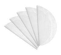 QUARKZMAN 5 Piezas De Rejillas De Silicona Para Vaporera, 13.8" Rejilla Antiadherente De Silicona Para Vaporera De Bambú, Rejillas Para Horno De Aire, Bollos, Empanadillas, Color Blanco