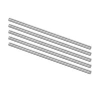 QUARKZMAN 5 Piezas de Varillas Redondas de Acero, 6.5mm x 200mm de Acero de Alta Velocidad (HSS) para Herramienta de Barra de Torno, para Ejes de Engranajes