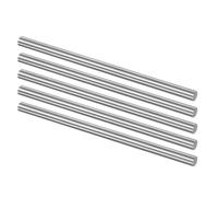 QUARKZMAN 5 Piezas de Varillas Redondas de Acero, 7 mm x 150 mm de Acero de Alta Velocidad (HSS) para Herramientas de Barra de Torno, para Ejes de Engranajes