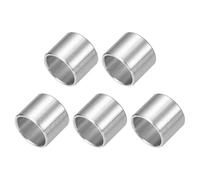 QUARKZMAN 5 Piezas Separadores de Acero Inoxidable, 10mm ID x 12mm OD x 10mm L Espaciador Redondo de Acero Inoxidable 304 sin Rosca para Tornillos y Tuercas de 3/8" o M10
