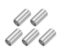 QUARKZMAN 5 Piezas Separadores de Acero Inoxidable, 8mm ID x 10mm OD x 20mm L Espaciador Redondo de Acero Inoxidable 304 sin Rosca para Tornillos Tuercas Pernos de 5/16" o M8