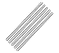QUARKZMAN 5 Piezas Varilla Roscada Completa M8 x 160mm Acero Inoxidable 304 Rosca a la Derecha Pernos de Barra M8-1.25 Para Ensamblaje de Muebles y Maquinaria