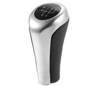 QUARKZMAN 5 Velocidades Manual Cambio Perilla Cabezal para BMW Negro Mate Plateado Tono