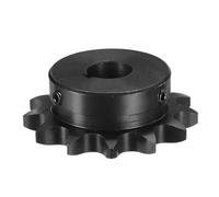 QUARKZMAN #50 diademaPara Cadena Tipo B Con Rodillos, Diámetro Interno De 3/4" 13 Dientes Una Hilera, Acero Al Carbono, Chavetero Con Tornillos De Fijación