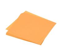 QUARKZMAN 50 Hojas de Papel de Origami Doble Cara Naranja Fluorescente 25 x 25cm 70GSM Hoja Cuadrada de Papel Plegable para Proyectos de Arte y Manualidades, Principiantes
