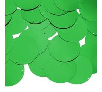 QUARKZMAN 50 Pcs Lentejuelas Planas Redondas 50mm/2 Pulgadas Lentejuelas Sueltas Para Costura Con Agujero De Un Solo Lado Para DIY Bordado Ropa Fabricación De Joyería Verde Oscuro