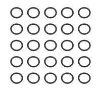 QUARKZMAN 50 Piezas Anillos Tóricos Goma Nitrilo 16mm 12mm DI 2mm Ancho Métrica Buna-N NBR Junta Sellado Fontanería Reparación Sellado Anillos Tóricos Para Coche Automóvil Reparación