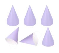 QUARKZMAN 50 Piezas De Gorros Mini Para Fiestas De Cumpleaños, Gorros De Fiesta De Papel Coloridos, De Cono Ajustables Para Decoración De Cumpleaños Para Animales De Para De De Claro
