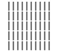 QUARKZMAN 50 Piezas Pasadores Cilíndricos De 3mmX20mm, Soporte De Estantería De Acero Inoxidable 304 Con Extremos Chaflanados, Varillas De Fijación Para Estantes Metálicos, Negro