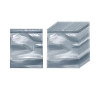 QUARKZMAN 50 Unidades De Bolsas Antiestáticas 5.9" X 7.9" Doble Capa Anti Estática Reutilizable Bolsa De Blindaje ESD para GPU Duro HDD SSD Luces LED Color Gris Oscuro Semitransparente