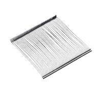 QUARKZMAN 5000pcs Grapas Estándar Para Pistola Etiquetado 100mm Púas Etiquetado Alfileres Etiqueta Plástico PP Para Pistola Etiquetado, Accesorios Para Pistola Etiquetas, Negro