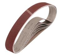 QUARKZMAN 50mm x 915mm Bandas de Lija Set, 6pcs Cintas Abrasivas 100 Grano Correa para Lijadoras Óxido Aluminio para Carpintería Pulido de Metal Afilador de Cuchillo