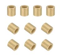QUARKZMAN 50Pcs Cojinetes de Manguitos, 3mm ID x 5mm OD x 5mm Longitud, Casquillos Autolubricantes de Bronce Sinterizado
