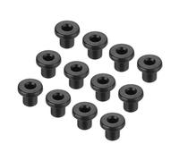 QUARKZMAN 50Pcs Ojales de Goma Cónicos en Forma de T Dia 4.5mm ID 2.5mm H 6mm Negro Sello Protección Pasacables Flexible para Cable Tubo