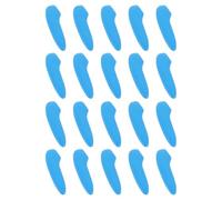 QUARKZMAN 50Pcs Protector de Punta de Cuchillo Cubierta de Plástico Fundas Protectoras de Punta de Cuchillo para Cocina, Azul