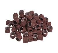 QUARKZMAN 50uds Lijado Tambores 1/2 Pulgadas Mini Lijado Mangas 80 Grano Lijado Bandas para Tambor Lijadora Giratoria Herramientas