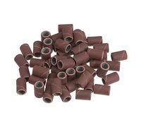 QUARKZMAN 50uds Lijado Tambores 1/4 Pulgadas Mini Lijado Mangas 240 Grano Lijado Bandas para Tambor Lijadora Giratoria Herramientas