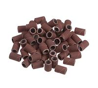 QUARKZMAN 50uds Lijado Tambores 1/4 Pulgadas Mini Lijado Mangas 400 Grano Lijado Bandas para Tambor Lijadora Giratoria Herramientas