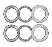 QUARKZMAN 51106 Empuje Bola Rodamiento 30mm x 46mm x 11mm Alto Carbono Acero con Arandelas ABEC1 2uds