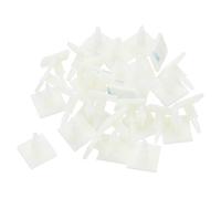 QUARKZMAN 55 Piezas Espaciador Adhesivo para PCB, Separadores Aislantes de Nylon Adhesivos, Altura de Soporte 0.53", se Adapta a Agujero de PCB de 4mm a 4.3mm, Blanco