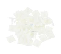 QUARKZMAN 55 Piezas Espaciador Adhesivo para PCB, Separadores Aislantes de Nylon Adhesivos, Altura de Soporte 0.41", Apto para Diámetro de Agujero de PCB de 4mm a 4.3mm, Blanco