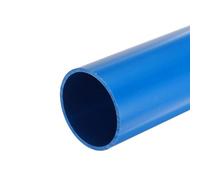 QUARKZMAN 57x63mm (ID*OD) Tubo de PVC Redondo, 65cm Tubo Rígido Redondo de Alto Impacto para Proteger Cables Eléctricos, Tubería de Agua, Decoración, Fundas de Cables, Azul