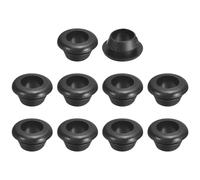 QUARKZMAN 58Pcs Pasacables Arandelas de Goma, Ojales de Cable de Goma de Agujero 12mm, Tapones de Agujero Hueco de Doble Cara para Cortafuegos, Proteger Cables Enchufes