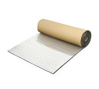 QUARKZMAN 5mm 0.3㎡ Mat de Aislamiento Acústico para Automóvil con Aluminio Y Espuma de Celda Cerrada para Capó, Guardabarros Y Cubierta de Motor de Barco 100x30cm