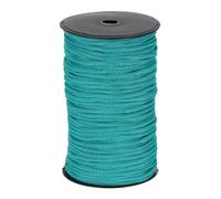 QUARKZMAN 5mm Cuerda de Polipropileno Trenzada, 100M Cuerda Persiana Enrollable, Cordón Exterior para Tendedero, Camping, Senderismo y Actividades al Aire Libre, Verde Pavo Real