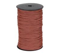 QUARKZMAN 5mm Cuerda de Polipropileno Trenzada, 100M Cuerda Persiana Enrollable, Cordón Exterior para Tendedero, Camping, Senderismo y Actividades al Aire Libre, Café Oscuro