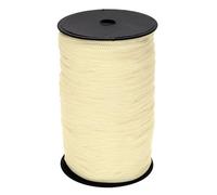 QUARKZMAN 5mm Cuerda de Polipropileno Trenzada, 100M Cuerda Persiana Enrollable, Cordón Exterior para Tendedero, Camping, Senderismo y Actividades al Aire Libre, Beige