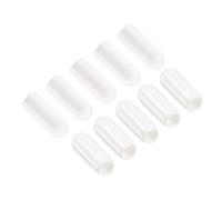 QUARKZMAN 5mm Tornillo Rosca Protectores x 50uds Flexible Impermeable Goma Extremo Tapas para Muebles y Cocina e Industria, Blanco