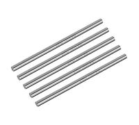 QUARKZMAN 5mm x 100mm Redondas Varillas x 5uds HSS (Alta Velocidad Acero) Barra Material para Industria Torno Engranaje Eje Agujas Buriladores