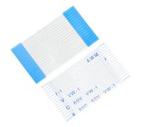 QUARKZMAN 5Pcs Cable Flexible Plano FFC 16 Pines Paso 1 Mm 30Mm Cable Flexible Plano FPC FFC Para TV LCD Audio De Coche Reproductor DVD Portátil (Tipo A)