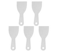 QUARKZMAN 5pcs Espátula De enmasillar 3" Ancho 1.7mm Delgada Gris