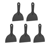 QUARKZMAN 5pcs Espátula Raspador 6" Ancho Espátula De Plástico Negro