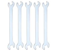 QUARKZMAN 5pcs Llave Doble Extremo Delgado 5.5mm x 7mm Métrica Super Delgada Llave Pequeña De Cabeza Plana Galvanizada Extremo Abierto Automotriz Ensamblaje De Muebles
