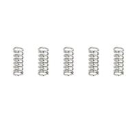 QUARKZMAN 5Pcs Resortes Compresión, 0.3mm Diámetro del Alambre x 2mm OD x 5mm Longitud 304 Muelles de Extensión de Acero Inoxidable para Bolígrafos, Talleres y Reparaciones Domésticas