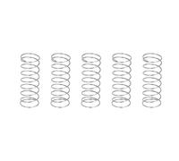 QUARKZMAN 5Pcs Resortes Compresión, 0.3mm Diámetro del Alambre x 4mm OD x 10mm Longitud 304 Muelles de Extensión de Acero Inoxidable para Bolígrafos, Talleres y Reparaciones Domésticas