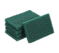 QUARKZMAN 5Pcs Spugna Abrasiva, 15 x 10 cm 180 Grani Spazzola Per Trapano Pad Rettangolari Dischi Di Lucidatura Per Pulizia Domestica Mobili Auto, Verde