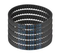 QUARKZMAN 5uds HTD-3M Caucho Distribución Correa 52 Dientes, 156mm Paso Longitud x 6mm Ancho x 2,4mm Alto, Cerrado Bucle Polea Distribución Correa