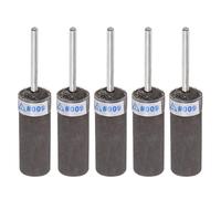 QUARKZMAN 5Uds Rollos de Papel de Lija Abrasivo de 600 Granos, Vástago de 2.35mm, Mangas de Tambor de Lijado, Cabezal de Molienda para Carpintería, Vidrio Y Pulido de Metales