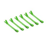 QUARKZMAN 6 Horquillas Pequeñas para Muñecas 15mm/0.59in Horquillas Miniaturas De Metal En Verde para Muñecas Suministros para Manualidades Accesorios DIY