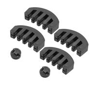 QUARKZMAN 6 Pack Sordina Para Violín, Goma 3/4 4/4 Sordina Para Violín Tamaño Completo, Estilo Garra Y Redondo Tipo Tourte, Sordina Para Violín Para Instrumentos De Cuerda Musical