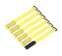 QUARKZMAN 6 Pcs Correas Reutilizables Para Sujetar Baterías 25mm x 300mm Nylon Multiuso Correa Ajustable Para Sujetar Baterías Con Gancho Y Lazo FPV RC Drone Coche, Amarillo