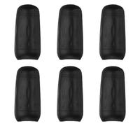 QUARKZMAN 6 Pcs Cubiertas De Botella De Silicona para Viaje Cubiertas A Prueba De Fugas para Artículos De Aseo Elásticas Reutilizables para La Mayoría De Tamaños para Bolsa Negras